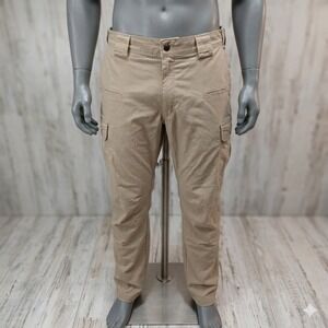 5.11 Tactical Mens Khaki Tan Cargo Ripstop Work Pants 38x32 Utility Outdoor